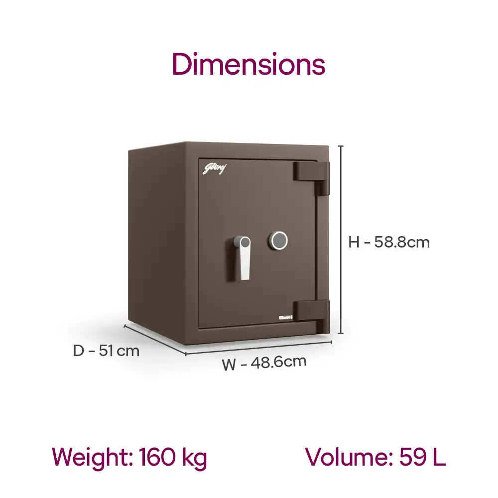 Godrej Matrix 1814-12 V7 (59L) KL Coffee Home Locker 